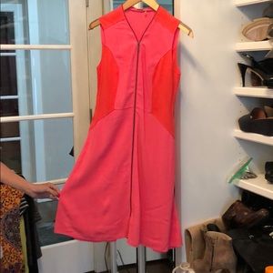 Pink Eli Tahari a-line dress